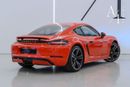 Porsche 718 Cayman S 2.5L A/T 2018 Porsche 718 Cayman S, 2026 Porsche Warranty, Sport Chrono Package, Exclusive Manufak