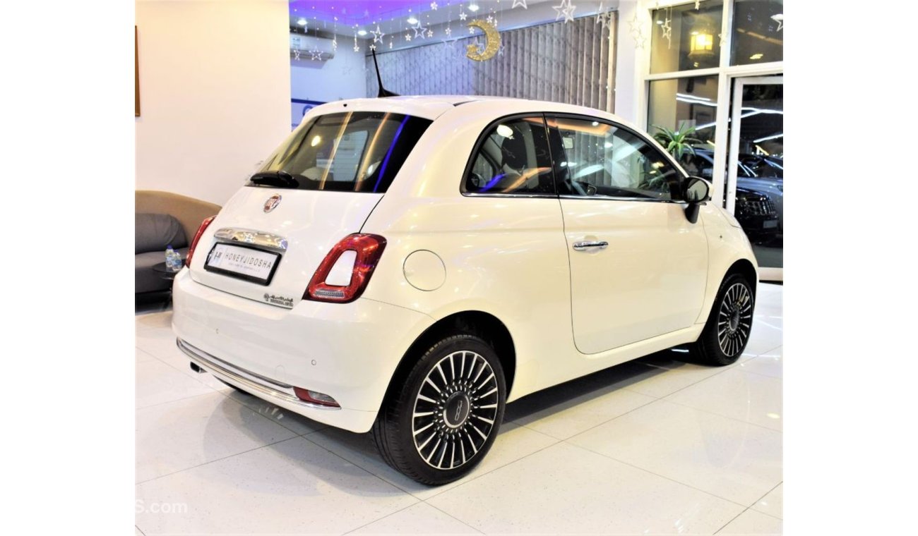 Fiat 500 AGENCY WARRANTY, FULL SERVICE HISTORY ORIGINAL PAINT (صبغ وكاله) Fiat 500 2018 Model!!GCC Specs