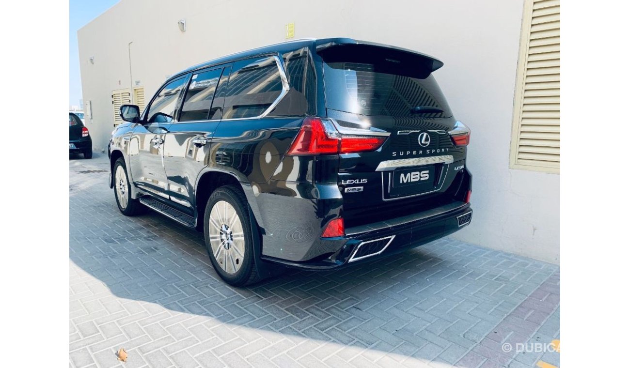 لكزس LX 570 Super Sport  5.7L Petrol with MBS Autobiography Seat