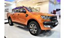 Ford Ranger LOW MILEAGE 77000KM! DIESEL ( صبغ وكاله ORIGINAL PAINT ) Ford Ranger WildTrak 4x4 2016 Model!