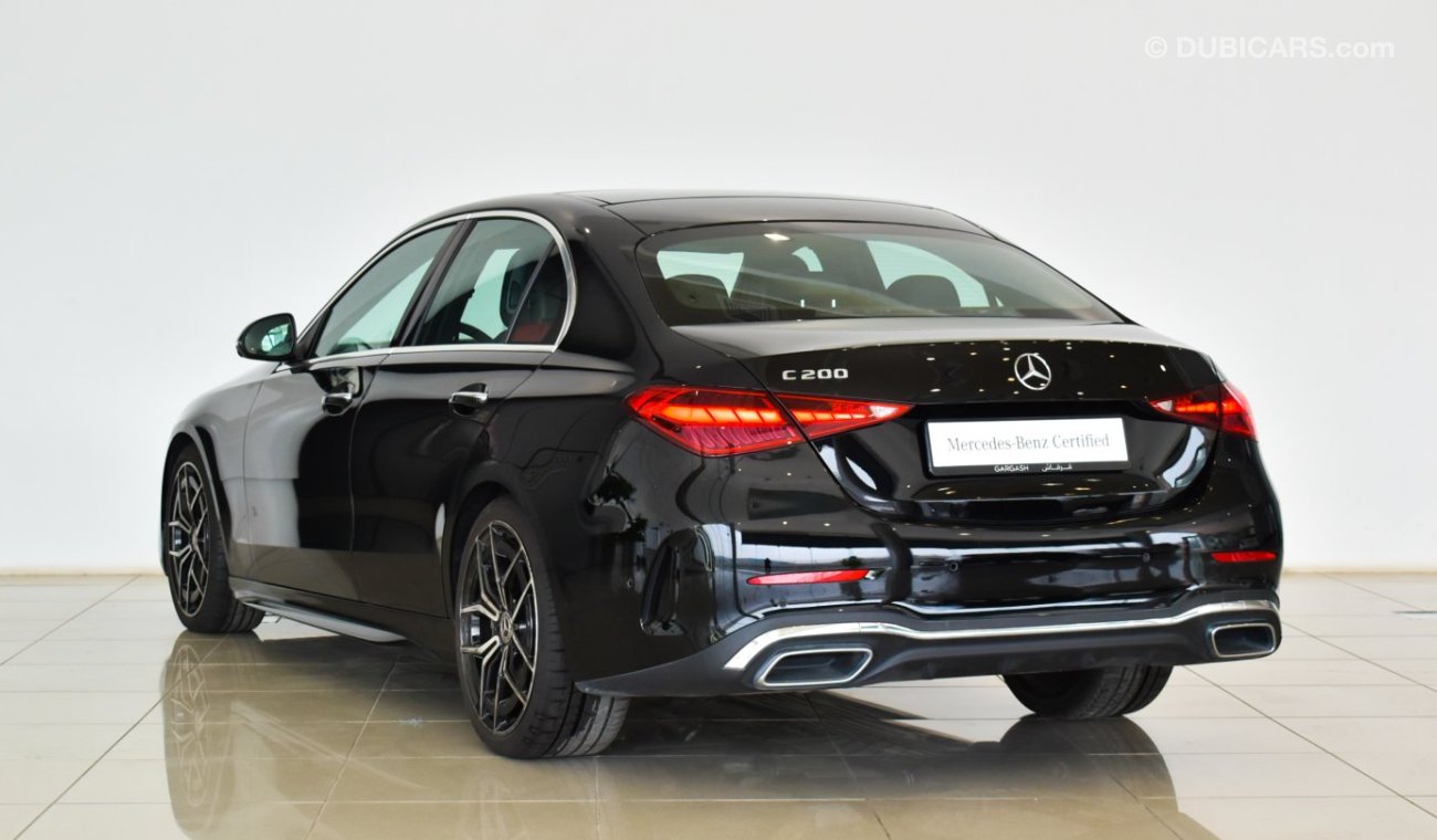 مرسيدس بنز C200 SALOON / Reference: VSB 31923 Certified Pre-Owned with up to 5 YRS SERVICE PACKAGE!!!