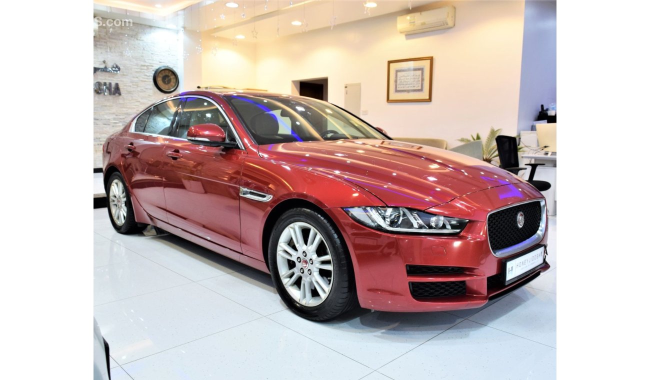 جاغوار XE ORIGINAL PAINT ( صبغ وكاله ) Jaguar XE 20t 2016 Model!! in Red Color! GCC Specs