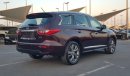 Infiniti JX35 Infinity JX 35 model 2013 GCC car prefect condition full option panoramic roof leather seats 5camer