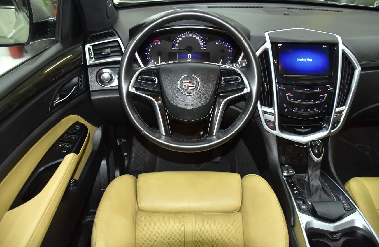 Cadillac SRX EXCELLENT DEAL for our Cadillac SRX4 3.6 ( 2016 Model ) in Golden Color GCC Specs