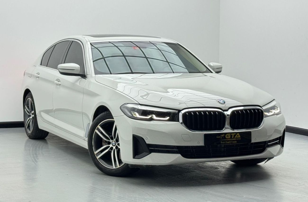 بي أم دبليو 520i Std 2.0L 2021 BMW 520i, BMW Service History, BMW Warranty & Service Contract, Excellent Condition, G