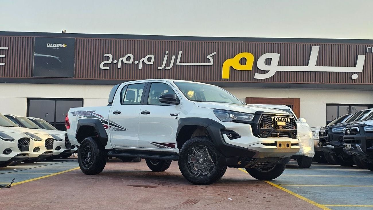 تويوتا هيلوكس GR SPORT OMANI 2026/2026YM PEARL ARTIC WHITE COMPRESSOR-REAR VIEW DIGITAL MIRROR-NAVIGATION