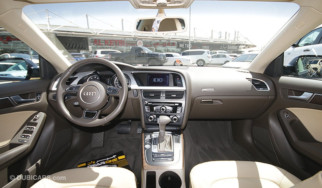 Audi A5 S-Line, GCC specs with Unlimited Mileage Warranty and 105K km Service at Al Nabooda until 2020
