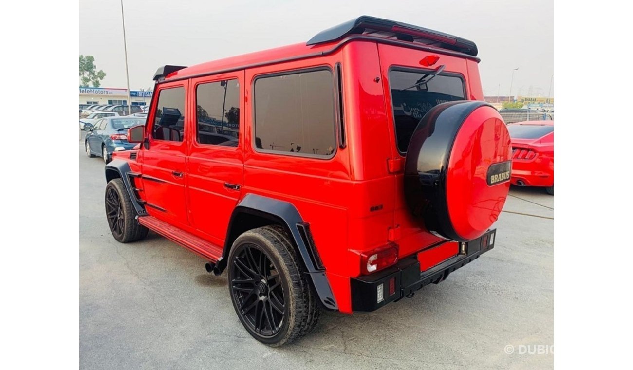 مرسيدس بنز G 63 AMG MERCEDES BRABUS G63 2014 RED & BLACK | B 1001