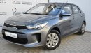 Kia Rio 1.4L HATCHBACK 2018 GCC DEALER WARRANTY AND FREE INSURANCE