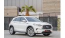 Infiniti QX50 | 2,330 P.M | 0% Downpayment | Exceptional Condition!