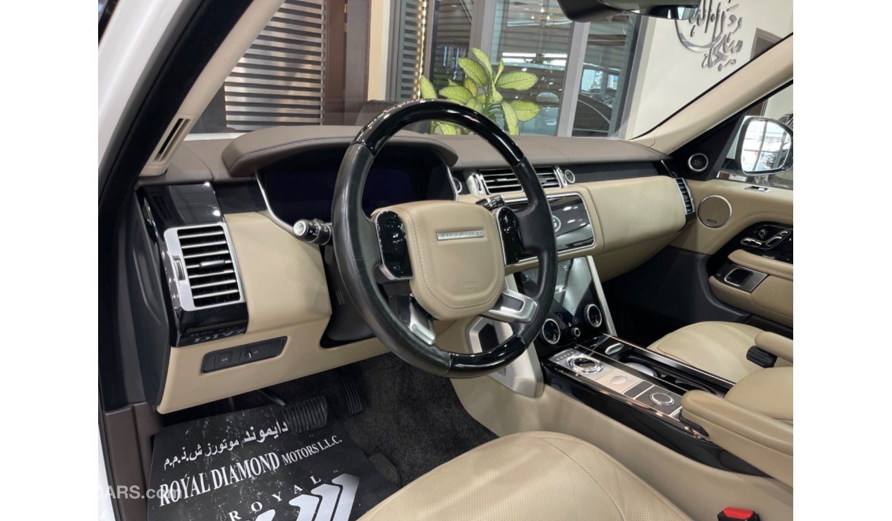 لاند روفر رانج روفر فوج HSE Range Rover Vouge HSE GCC 2019 under warranty and service contract from agency