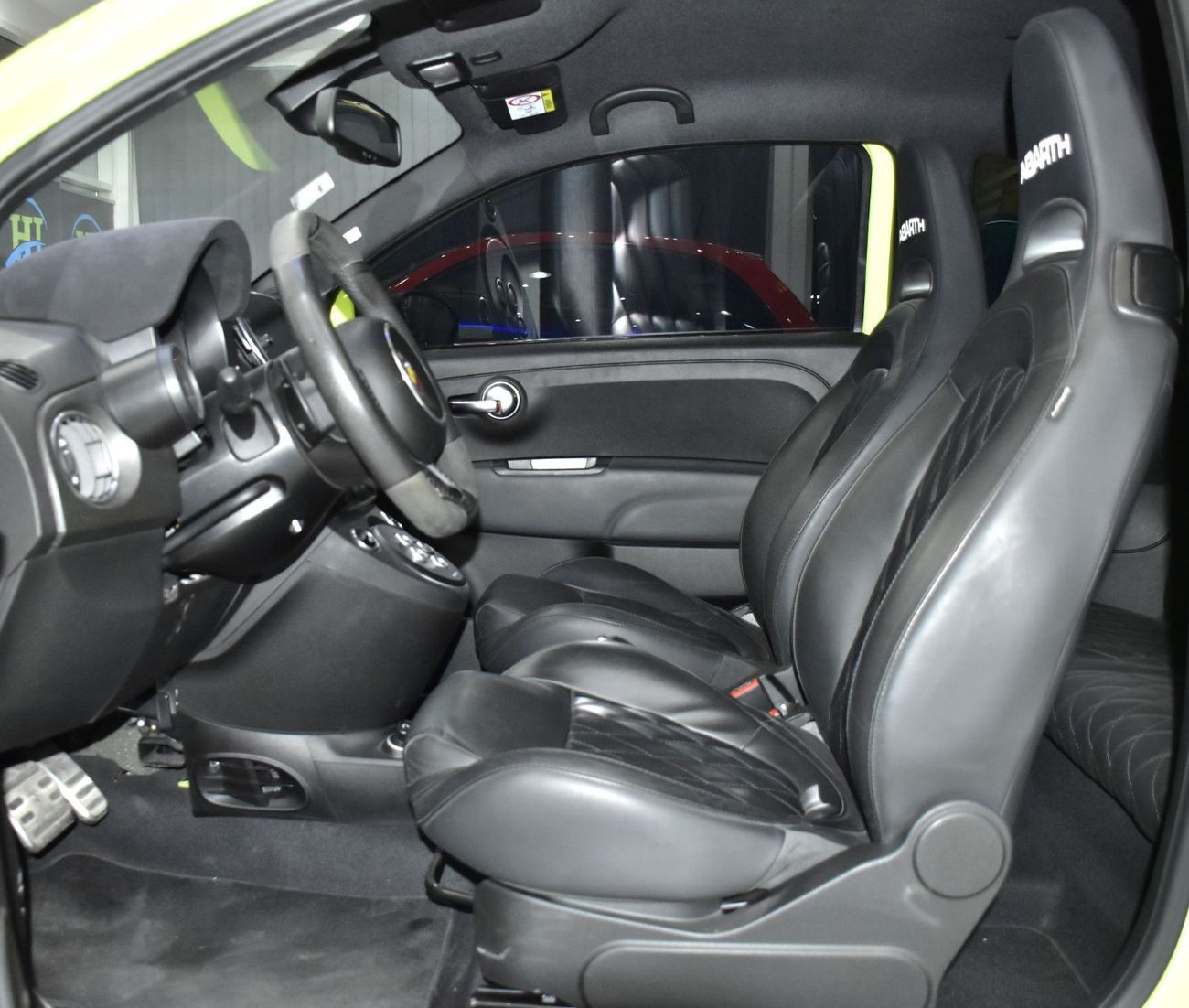 Abarth 595 EXCELLENT DEAL for our Abarth 595 Competizione ( 2022 Model ) in Green Color GCC Specs