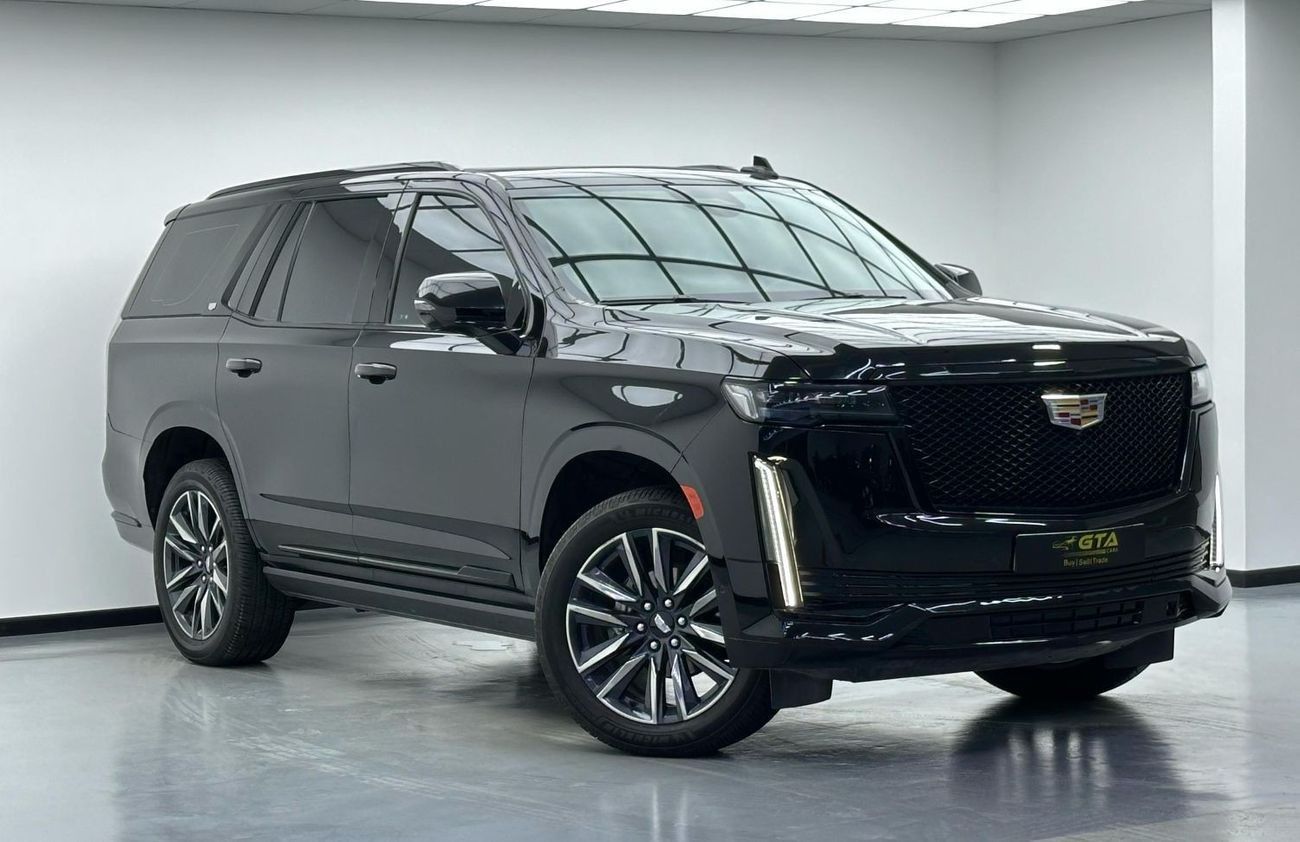 كاديلاك إسكالاد Sport Platinum 6.2L 4WD 2021 Cadillac Escalade 600 Sport, Cadillac Warranty + Service Pack, Fully Lo