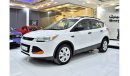 Ford Escape EXCELLENT DEAL for our Ford Escape ( 2014 Model ) in White Color GCC Specs