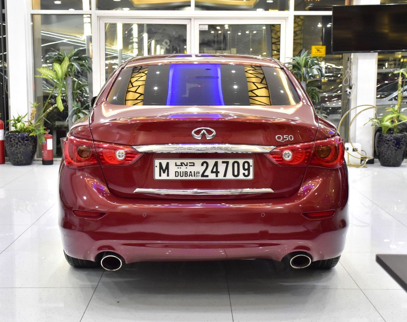 إنفينيتي Q50 EXCELLENT DEAL for our Infiniti Q50 2.0t ( 2016 Model ) in Red Color GCC Specs