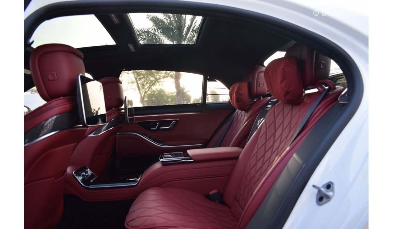 مرسيدس بنز S 500 4MATIC 2021 BRAND NEW RED INTERIOR  AED599000 EXPORT PRICE