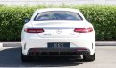 Mercedes-Benz S 63 AMG Coupe V8 BITURBO 4MATIC+ / European Specifications