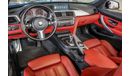 BMW 420i i Convertible M-Kit 2017 GCC under Agency Warranty with Zero Down-Payment.