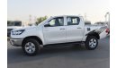 تويوتا هيلوكس 2022 MODEL: TOYOTA HILUX 2.4L 4x4 M/T STD,  CHROME BUMP, 5 STR