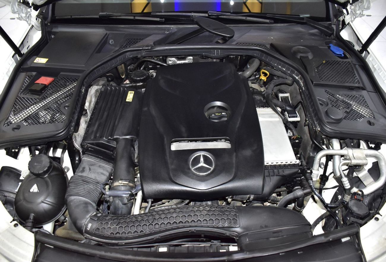 Mercedes-Benz C 200 EXCELLENT DEAL for our Mercedes Benz C200 ( 2015 Model ) in White Color GCC Specs