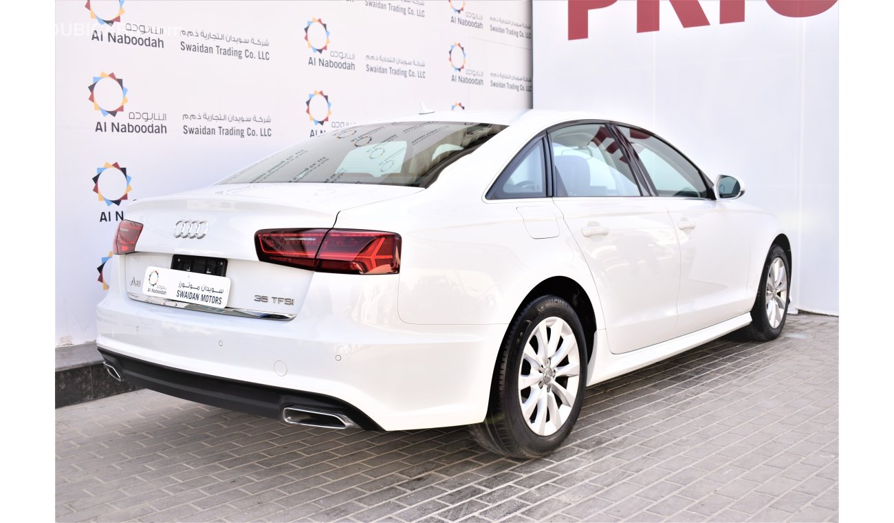 أودي A6 1.8L 35 TFSI 2018 GCC WITHDEALER WARRANTY AND SERVICE CONTRACT UP TO 2022 OR 75,000KM