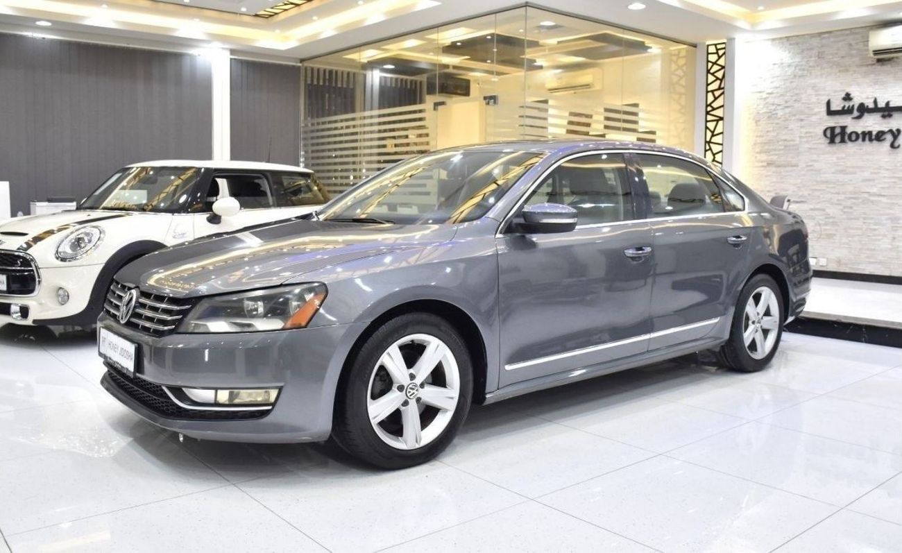 Volkswagen Passat EXCELLENT DEAL for our Volkswagen Passat ( 2013 Model ) in Silver / Grey Color GCC Specs