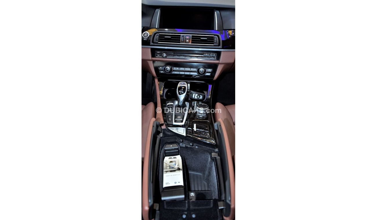 بي أم دبليو 528i EXCELLENT DEAL for our BMW 528i M-Kit ( 2015 Model ) in Dark Blue Color GCC Specs