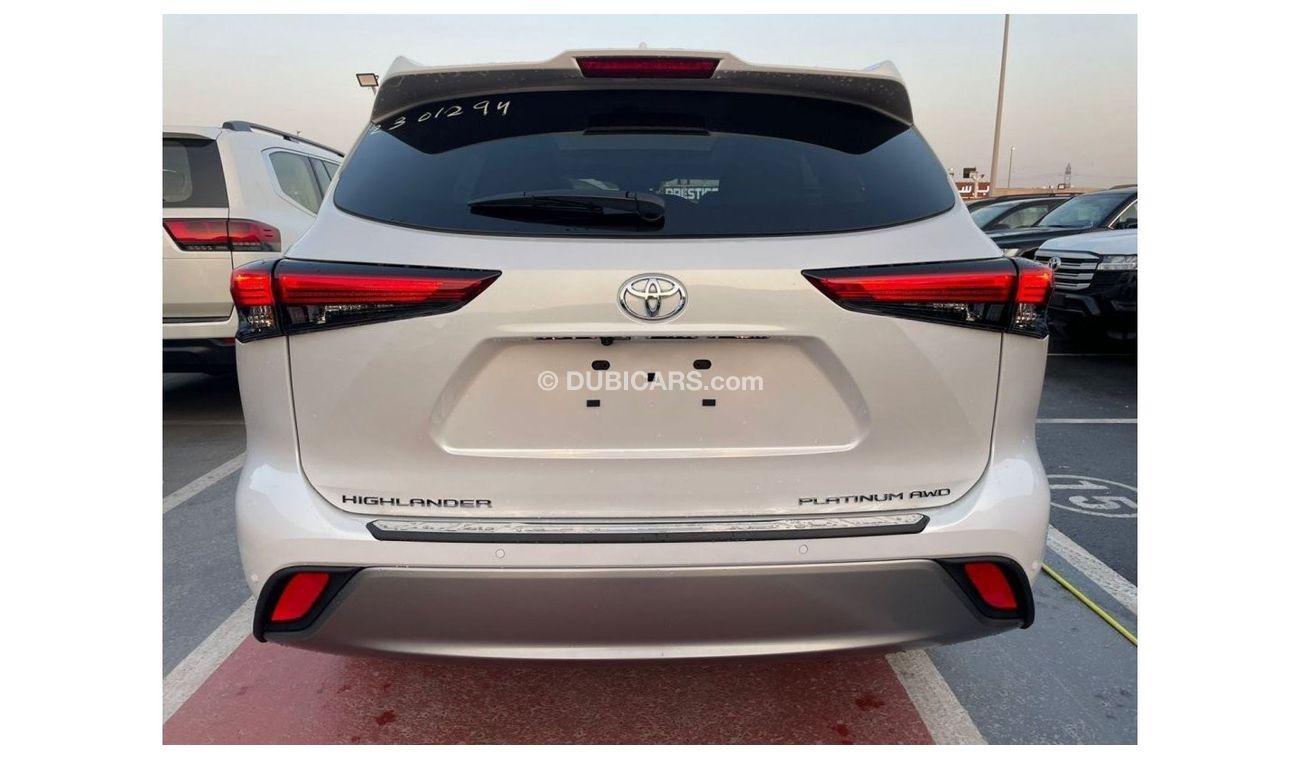 تويوتا هايلاندر PLATINUM 2.4L TURBO CANADIAN SPECS 2023 MODEL