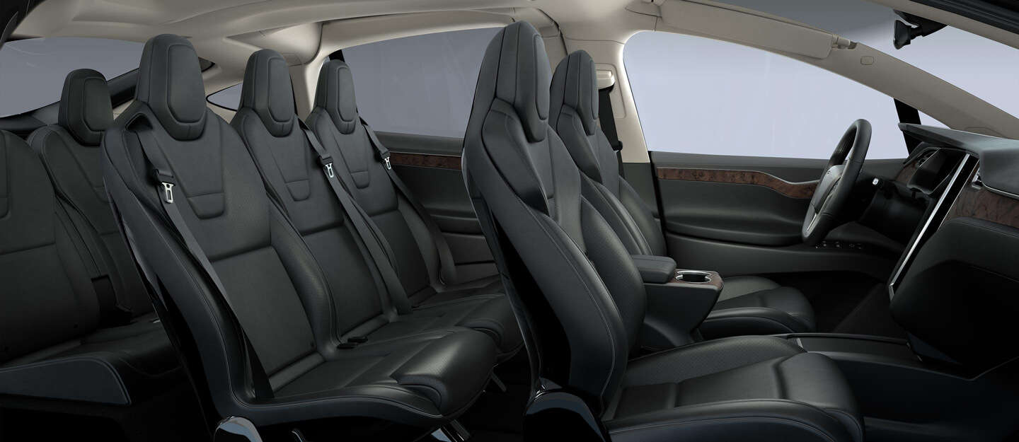 Tesla Model X interior - Seats