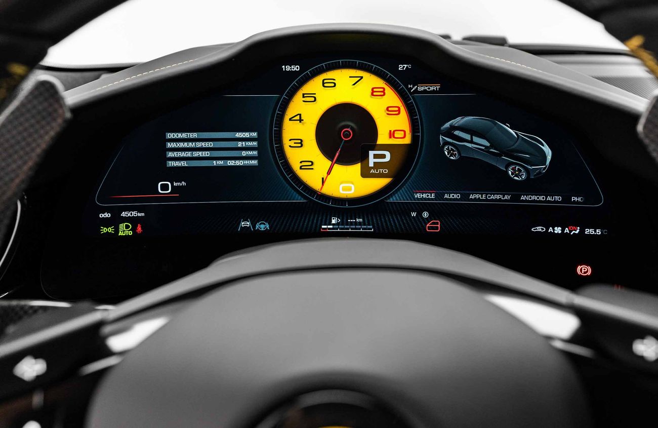 Ferrari Purosangue 6.5L V-12 Naturally Aspirated Engine