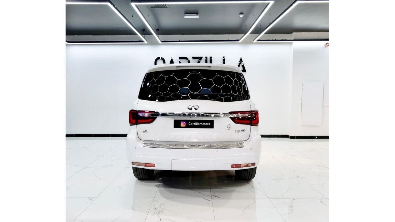 Infiniti QX80 Luxe Proactive Luxury-GCC-Accident Free-Excellent Condition