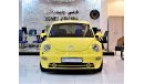 فولكس واجن بيتيل AMAZING Volkswagen Beetle 2003 Model!! in Yellow Color! Japanese Specs