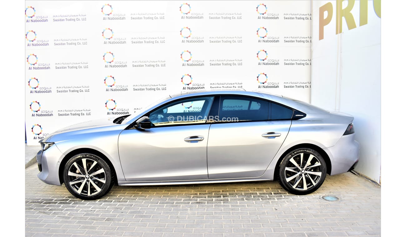 Peugeot 508 AED 1599 PM | 1.6L GT LINE GCC AGENCY WARRANTY AND SERVICE CONT UP TO 2026 OR 1000K KM