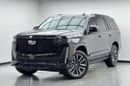 Cadillac Escalade Sport Platinum 6.2L 4WD 2024 Cadillac Escalade 600 Sport , Cadillac Warranty 2028, Cadillac Service