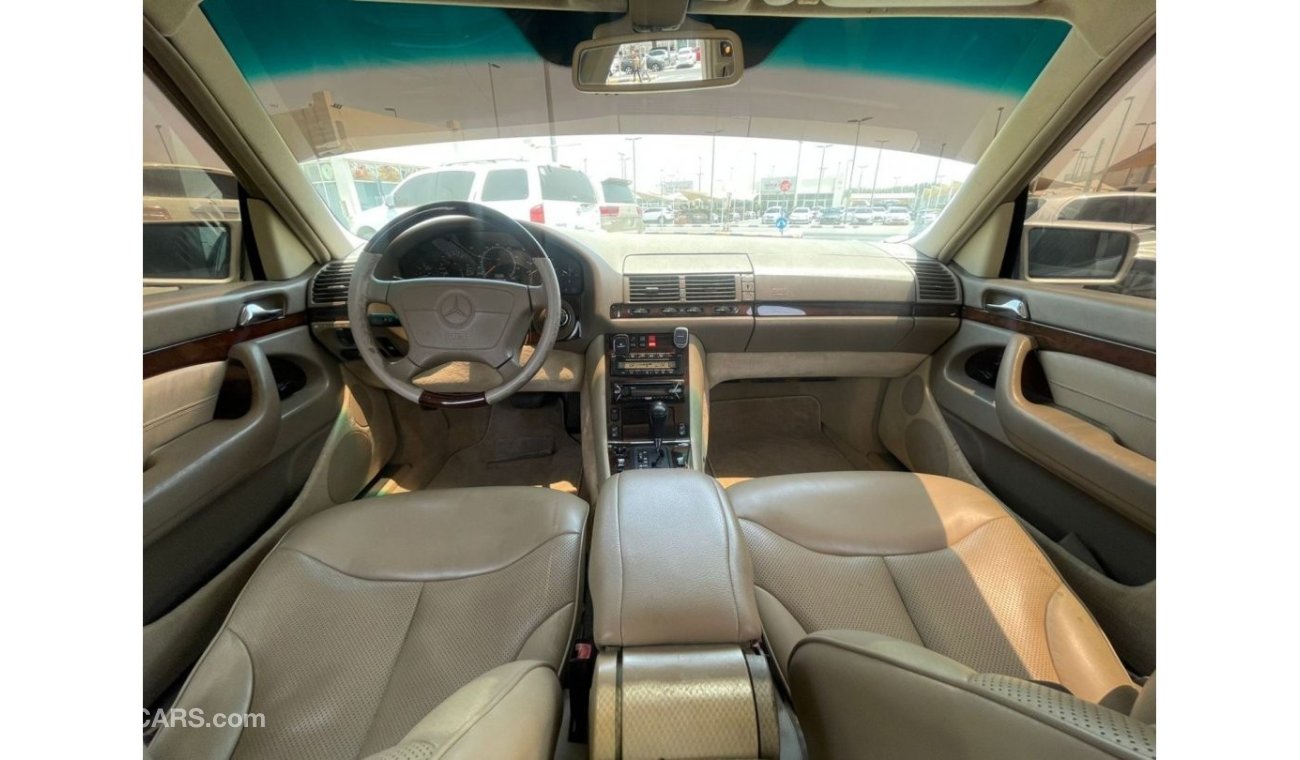 Mercedes-Benz S 500 1997 American model, 8 cylinder, automatic transmission, mileage 280000