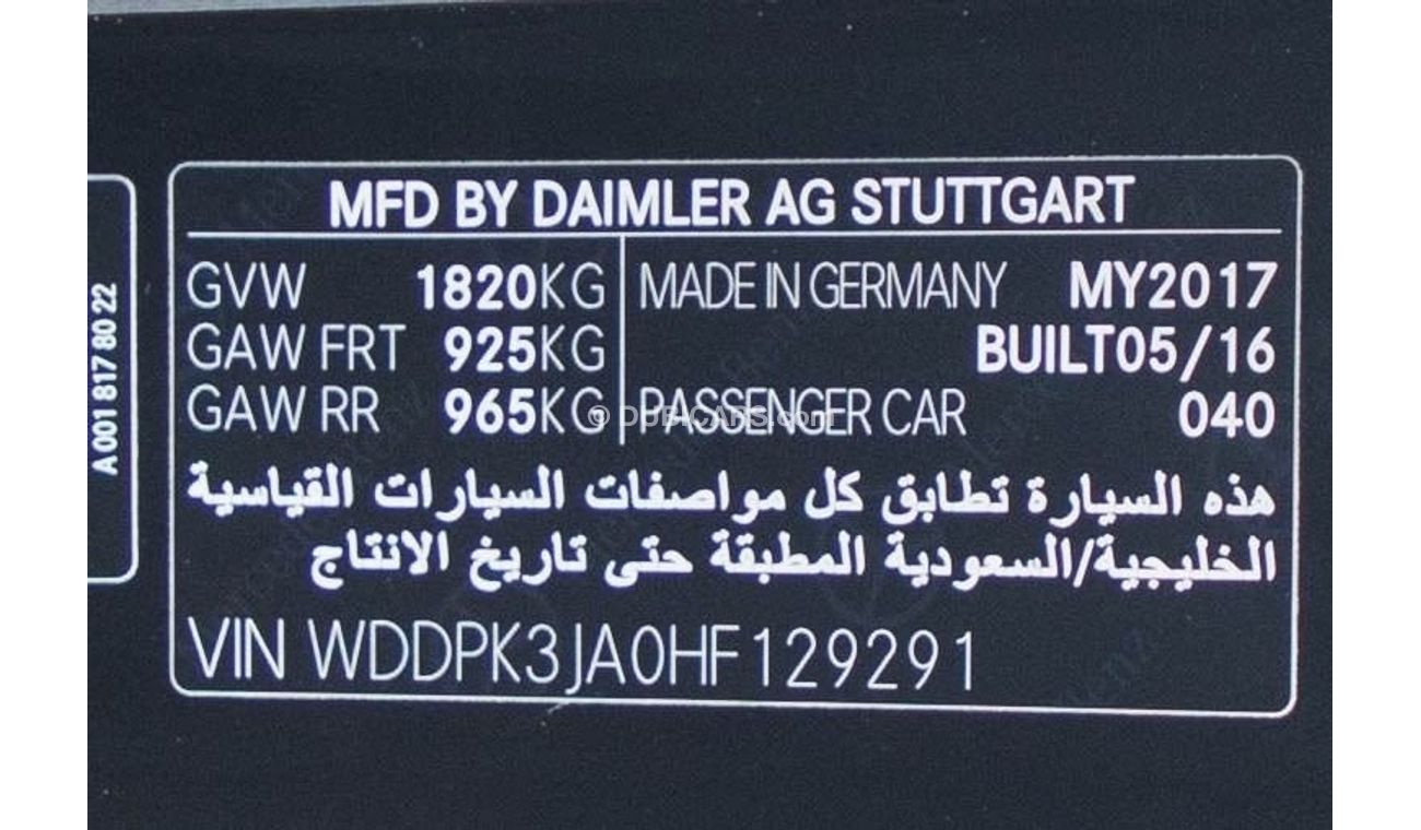 Mercedes-Benz SLC 300 Mercedes Benz SLC300 AMG Convertible 2017 GCC