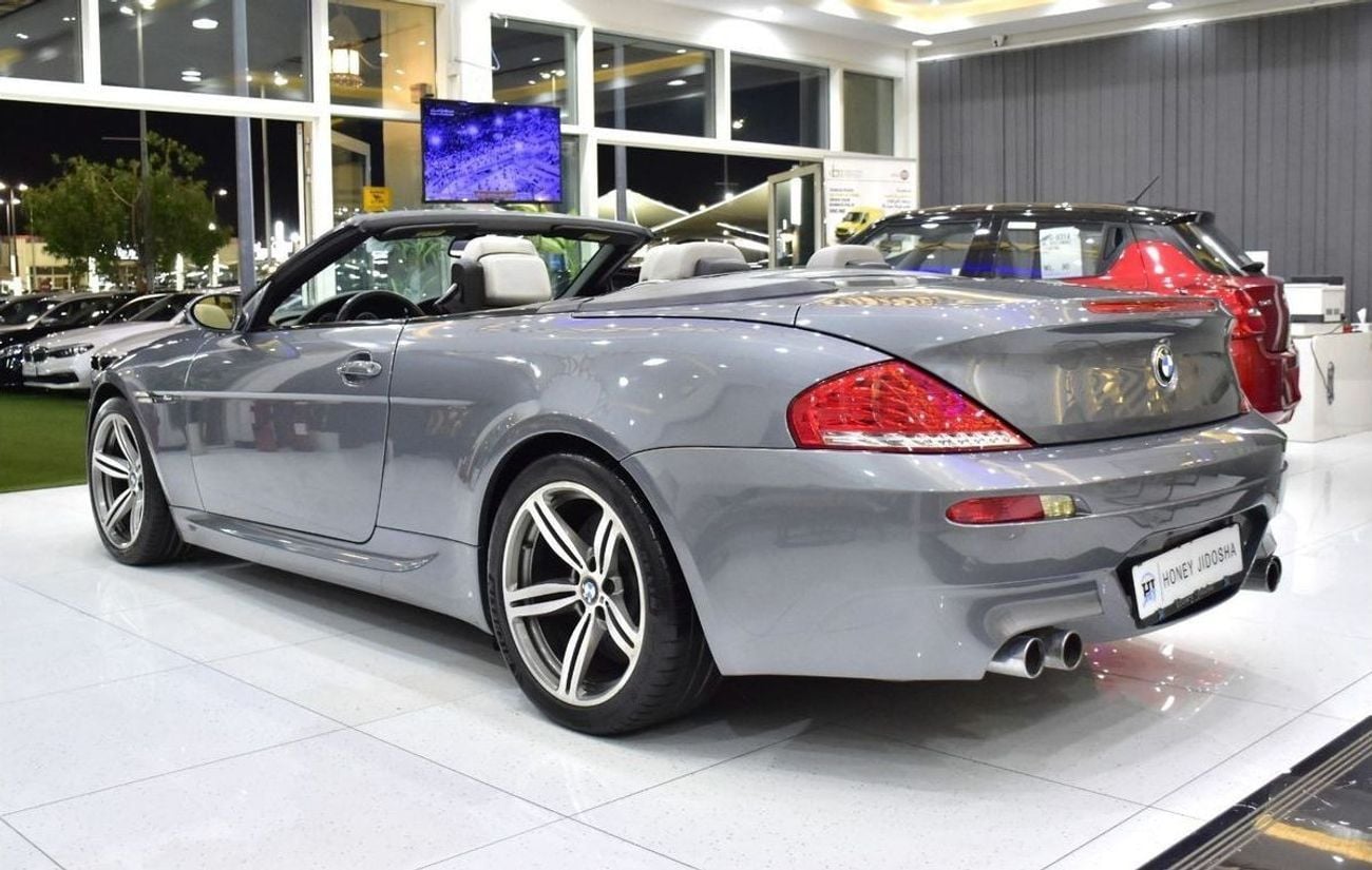BMW M6 STANDARD EXCELLENT DEAL for our BMW M6 Convertible ( 2008 Model ) in Gray Color American Specs