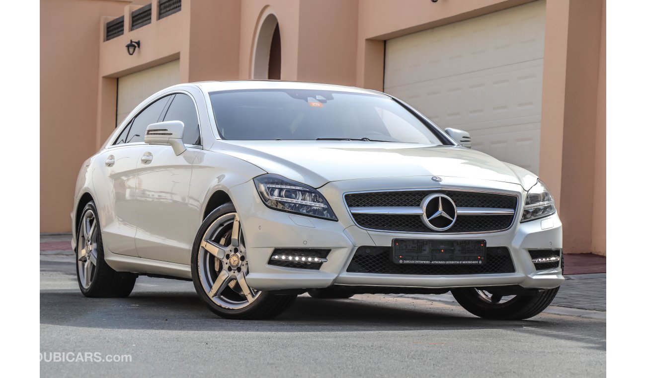 Mercedes-Benz CLS 500 2013 GCC under Warranty with Zero Down-Payment.