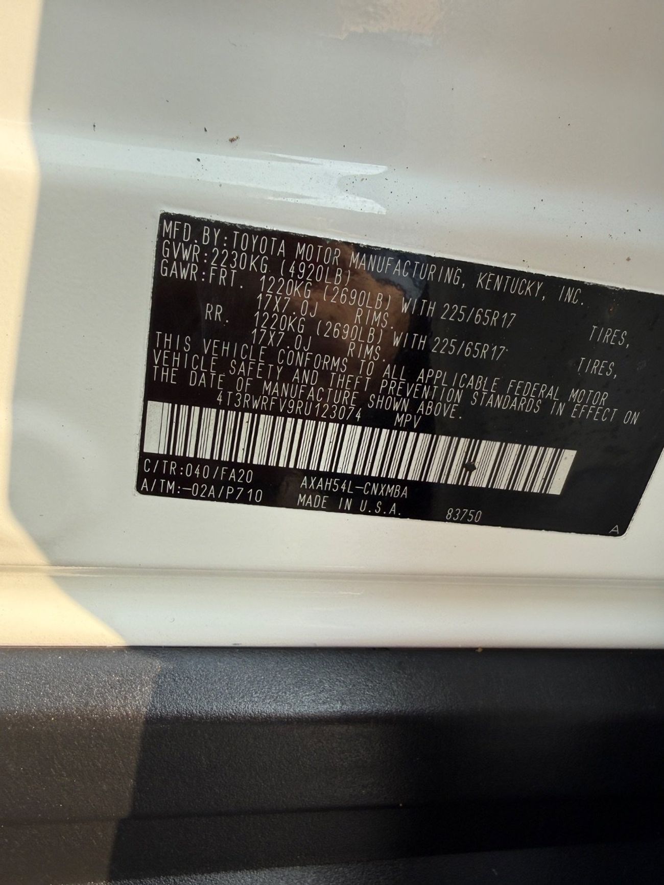 Toyota RAV4 RAV4 XLE Hybrid 4x4 AWD