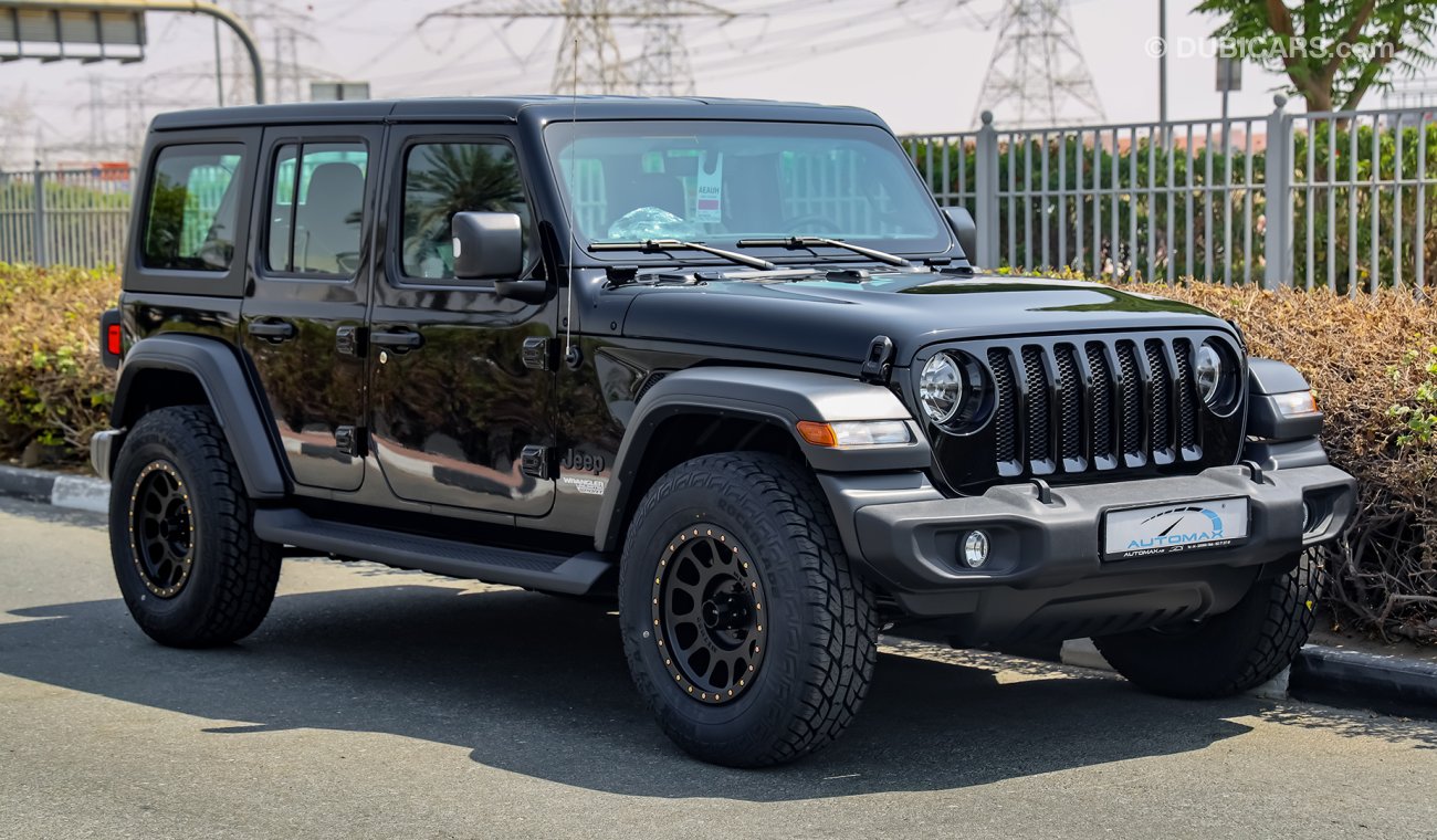 Jeep Wrangler Unlimited Sport Plus V6 3.6L , GCC , 2021 , 0Km , W/3 Yrs or 60K Km WNTY @Official Dealer