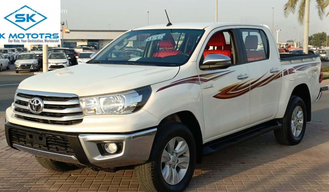 تويوتا هيلوكس 2.7L Petrol, M/T, Diamond Leather Seats With Chrome Mirror / 4WD (LOT # 4490)