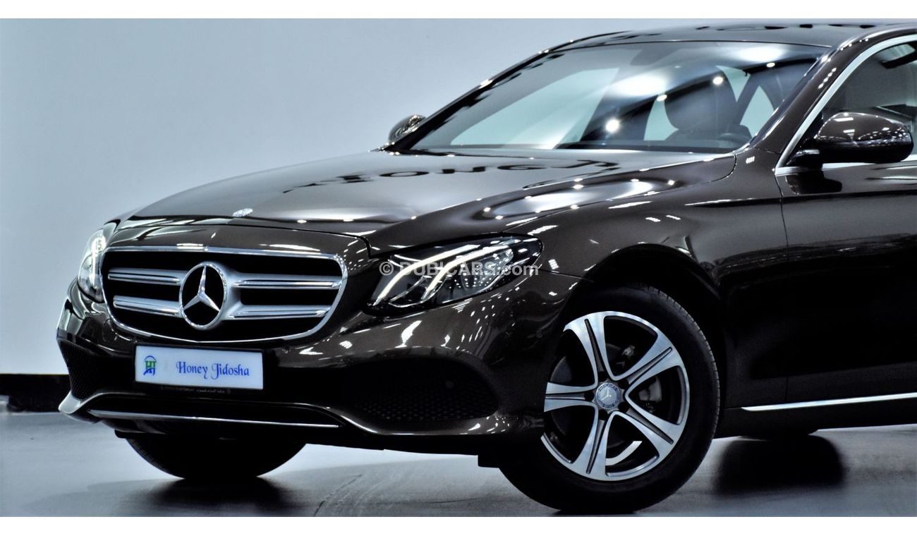 مرسيدس بنز E200 EXCELLENT DEAL for our Mercedes Benz E200 ( 2017 Model ) in Brown Color GCC Specs