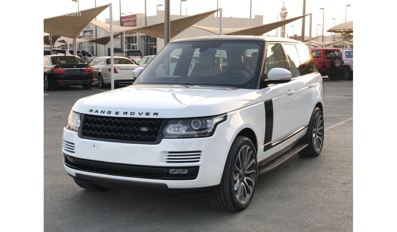 Land Rover Range Rover Rang ROVER VOUGE SUPER CHARGE MODEL 2013 GCC car prefect condition full option