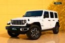 جيب رانجلر 3294 / 60 Months | 0% DP | Unlimited Sahara Gcc / Al Futtaim Warranty