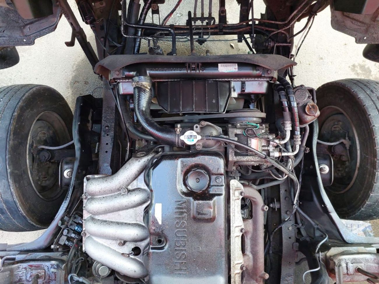 ميتسوبيشي فوسو كانتير MITSUBISHI CANTER TRUCK RHD 1996 MODEL 4.5 L DIESEL MANUAL(PM23015)