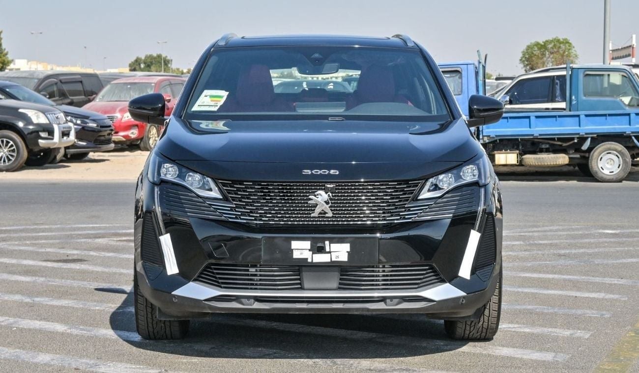Peugeot 3008 Brand New Peugeot 3008 GT Line FOR EXPORT 1.6L Turbo A/T|FWD |Petrol|Black/Red|2025 |N-PE-GT-1.6-25