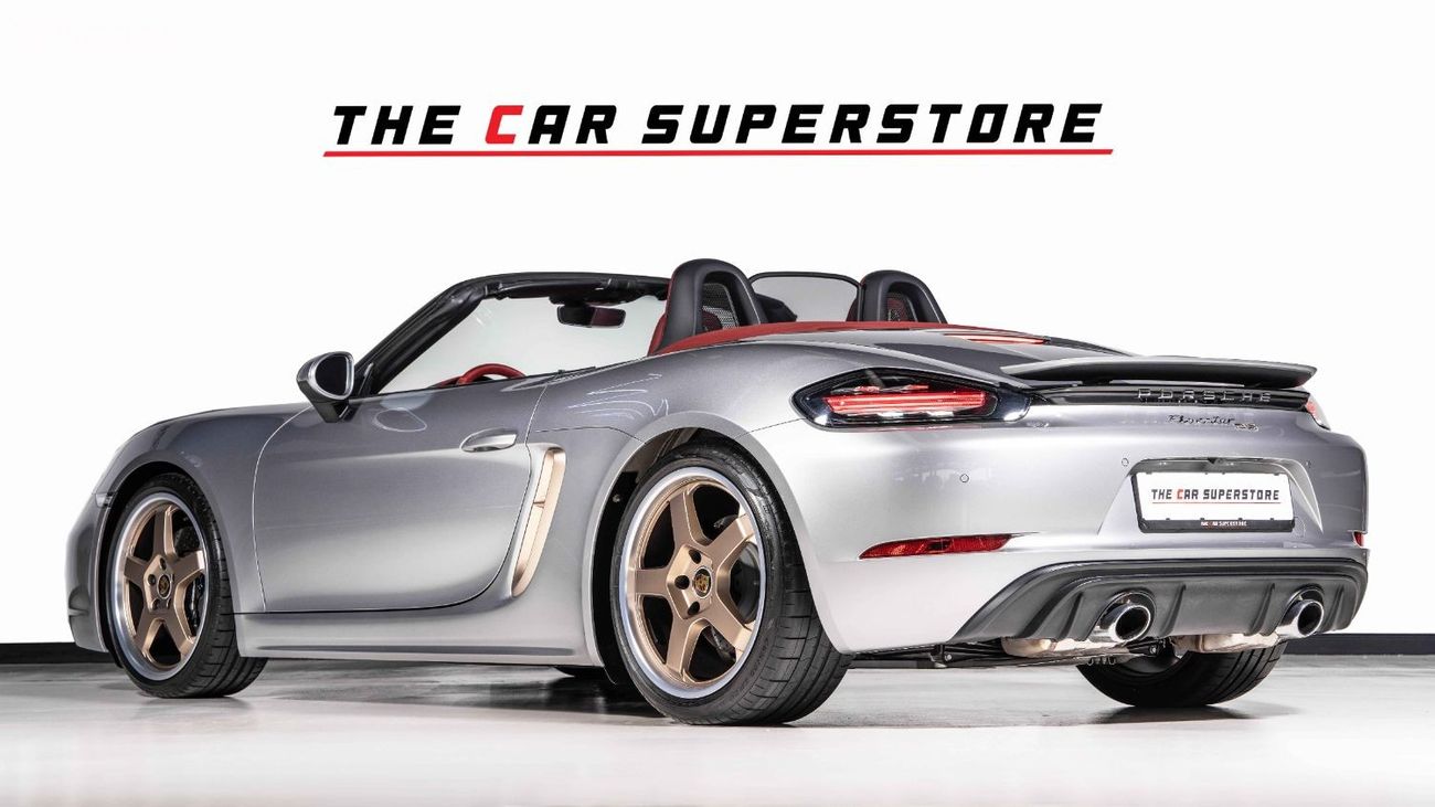 Porsche 718 Boxster 2022-PORSCHE BOXSTER-25 YEARS ANNIVERSARY EDITION-GCC-SPECIAL CAR-AL NABOODA WARRANTY TILL 2026