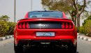 فورد موستانج 2020 GT بلاك إيديشن, 5.0, V8 , GCC,عداد رقمي,3 سنوات أو 100K كم ضمان+K60كم صيانة الطاير