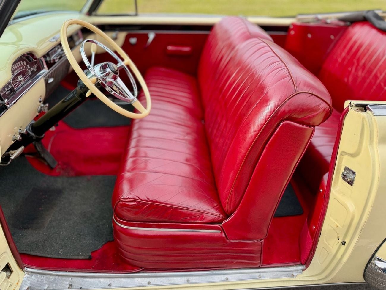 Cadillac Series 62 1949 Cadillac Series 62 Convertible – Fiesta Ivory – Red Leather – Matching Numbers – Collector Grad