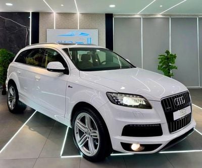 أودي Q7 TFSI quattro Sports Style Package 3.0L AMAZING WHITE AUDI Q7 S_LINE V6 || FULL OPINION || GCC || 7 S